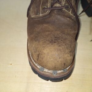 Men's Durable Brown Leather Boots